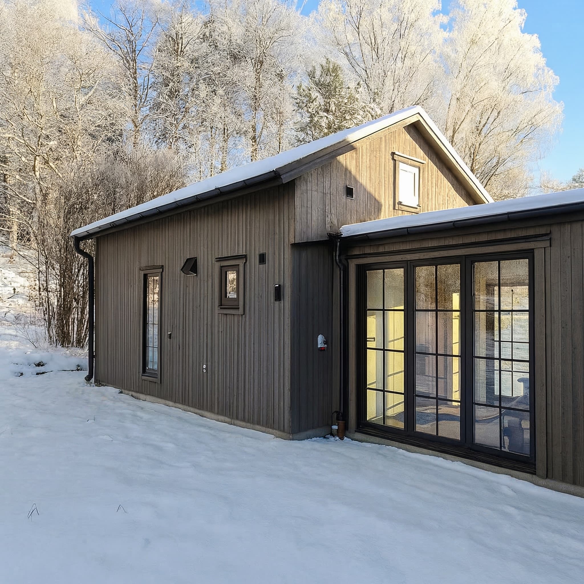 Modern Tillbyggnad - Vy 1